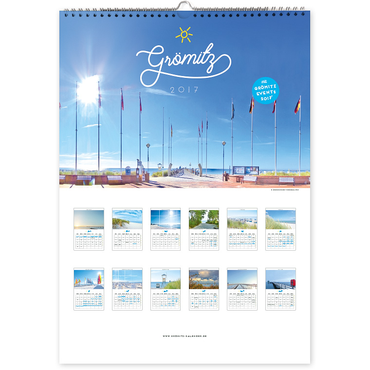 Grömitz Kalender 2017 Wandkalender DIN-A3