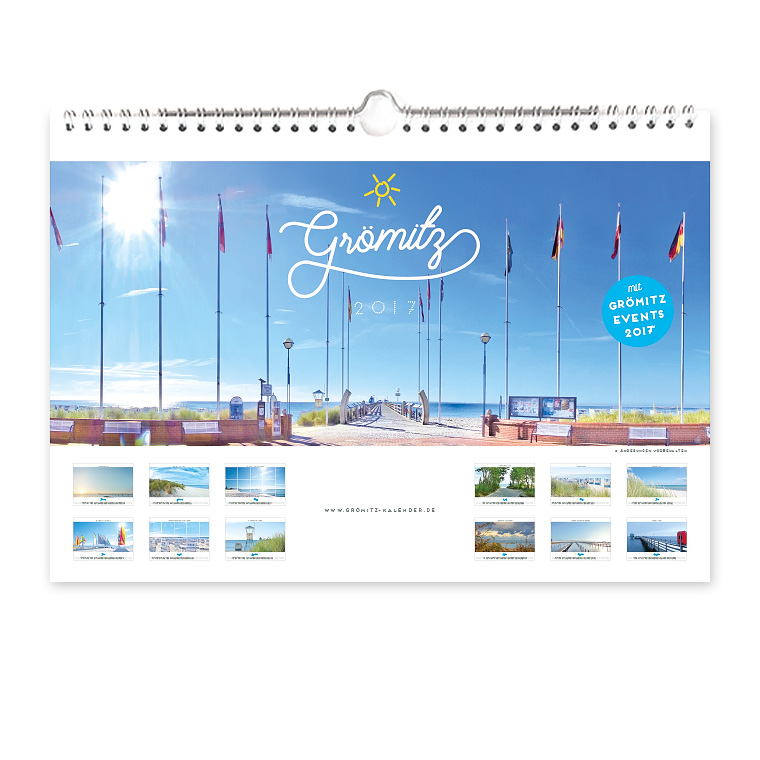 Grömitz Kalender 2017 Wandkalender DIN-A4