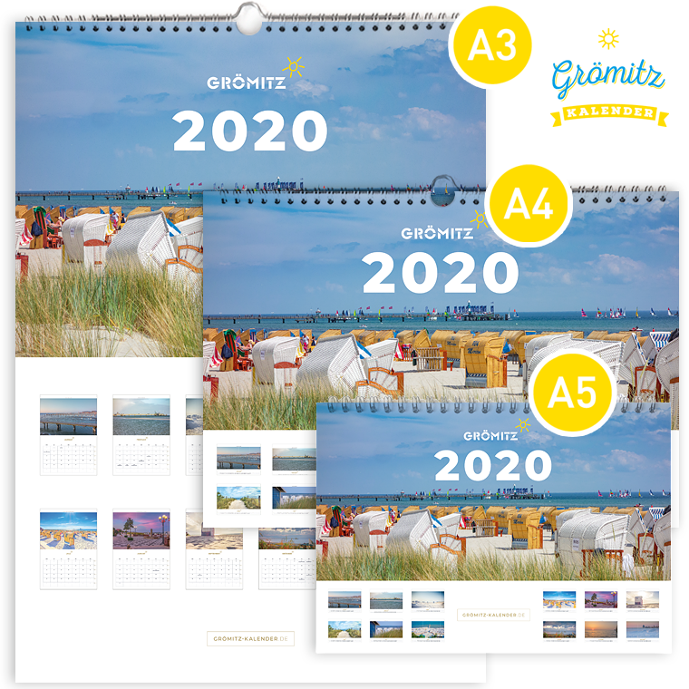 Grömitz-Kalender 2020 Set