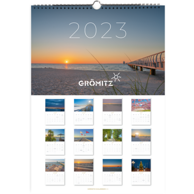 Grömitz A3 Wand-Kalender 2023