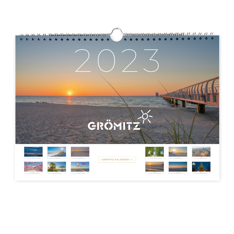 Grömitz A4 Wand-Kalender 2023