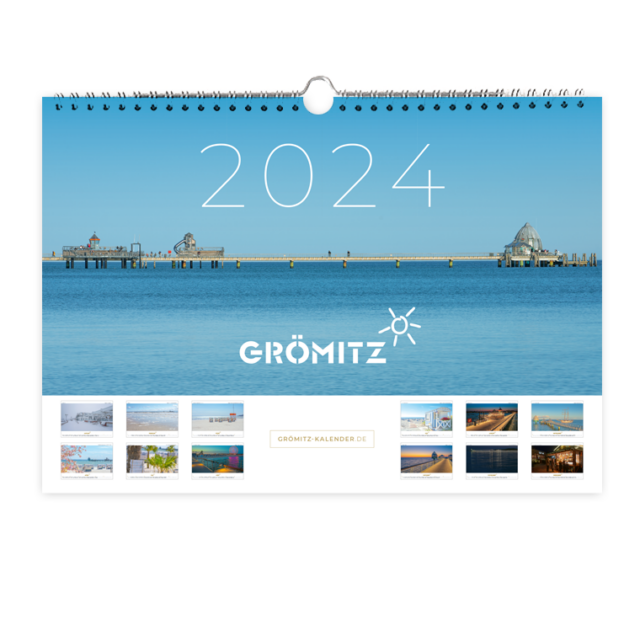 Grömitz A4 Wand-Kalender 2024