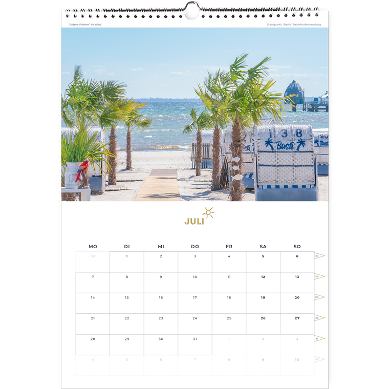 Wandkalender 2025 (DINA3) GrömitzKalender