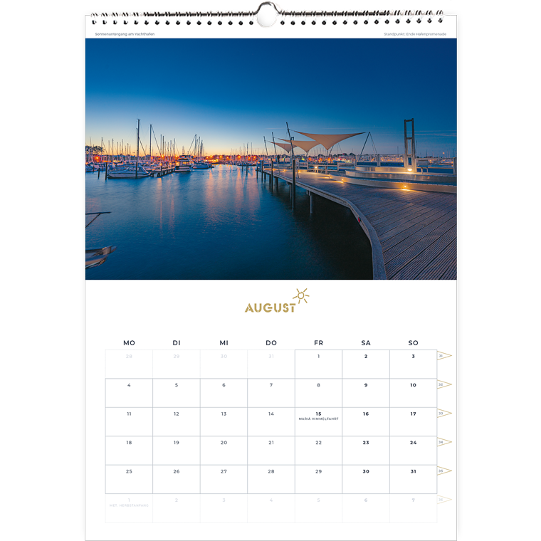 Wandkalender 2025 (DINA3) GrömitzKalender