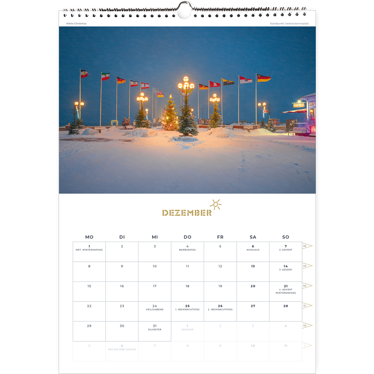 Wandkalender 2025 (DINA3) GrömitzKalender