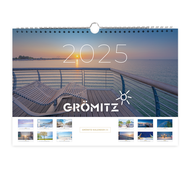 Grömitz A4 Wand-Kalender 2024