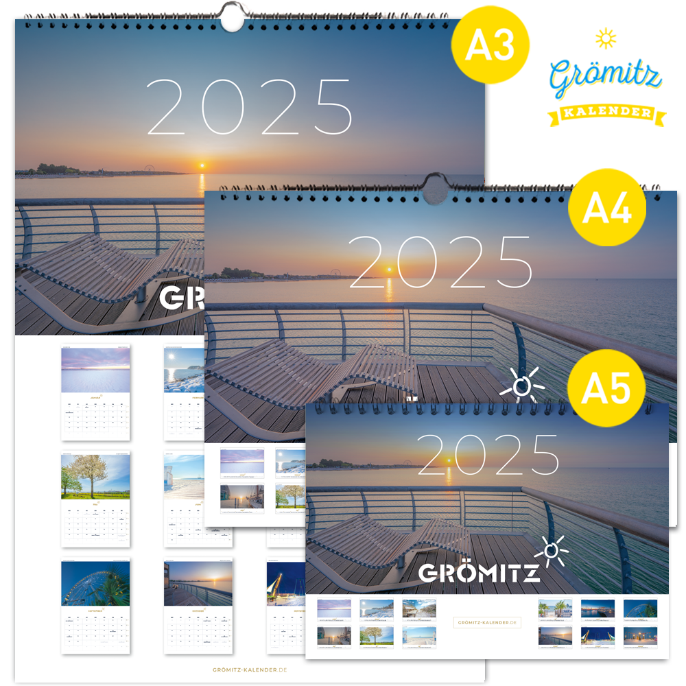 Kalenderset 2025 GrömitzKalender